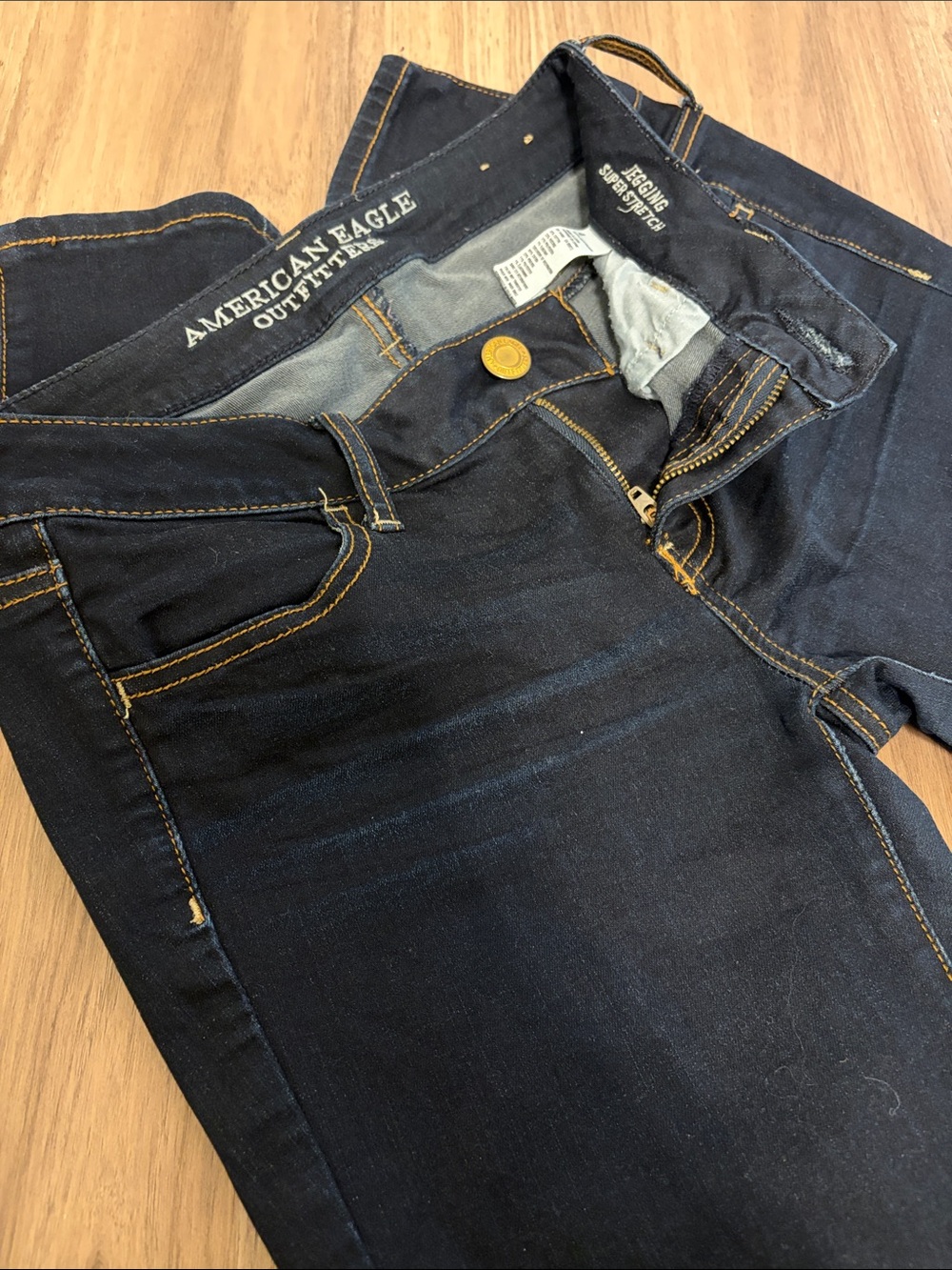 American Eagle Outfitters Dark Indigo Stretch Jeggings